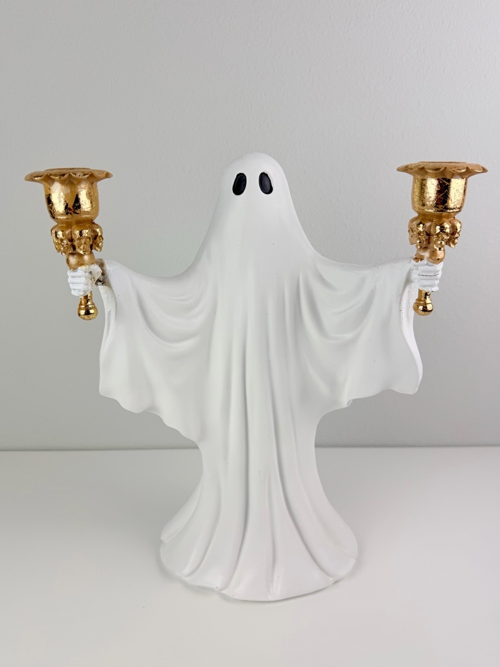 Viral Halloween Ghost Candelabra Taper Candle Holder